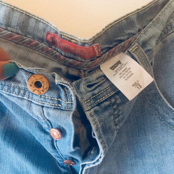 Levi’s button fly junior women’s 13 Flap Pocket - Picture 4 of 8